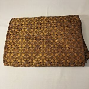 Croscill Galleria Brown Gold Queen Bedskirt 15" Split